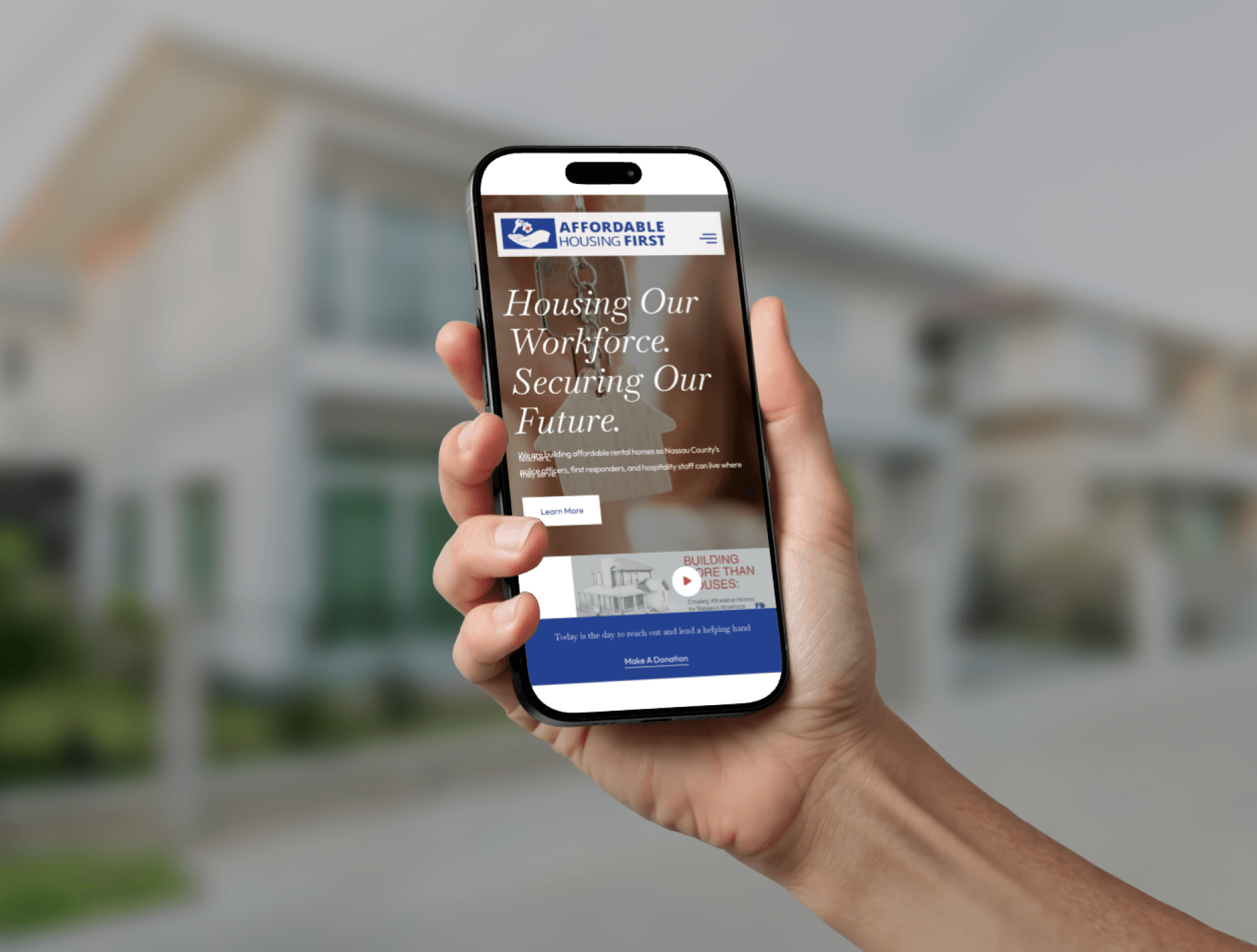 Affordable Housing First Corp website preview